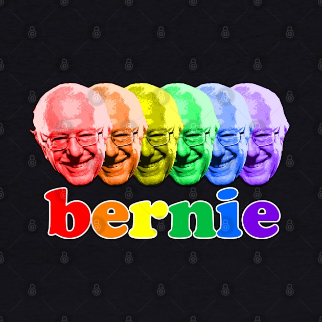 Bernie Sanders (rainbow design) by robotface